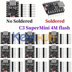 1-10PCS/ESP32 C3 Development Board Modules Mini Wifi BT Bluetooth Module  Processor  RISC-V ESP32-C3 SuperMini  4M flash Type-C