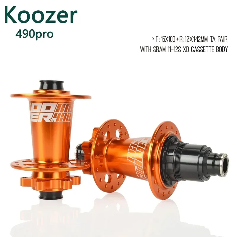 Koozer XM490pro 28/32H XD CRMO Axle 5x100 5x135 15x100 12x142mm QR THRU for 11s 12s MTB Bicycle Hub  Bike Parts