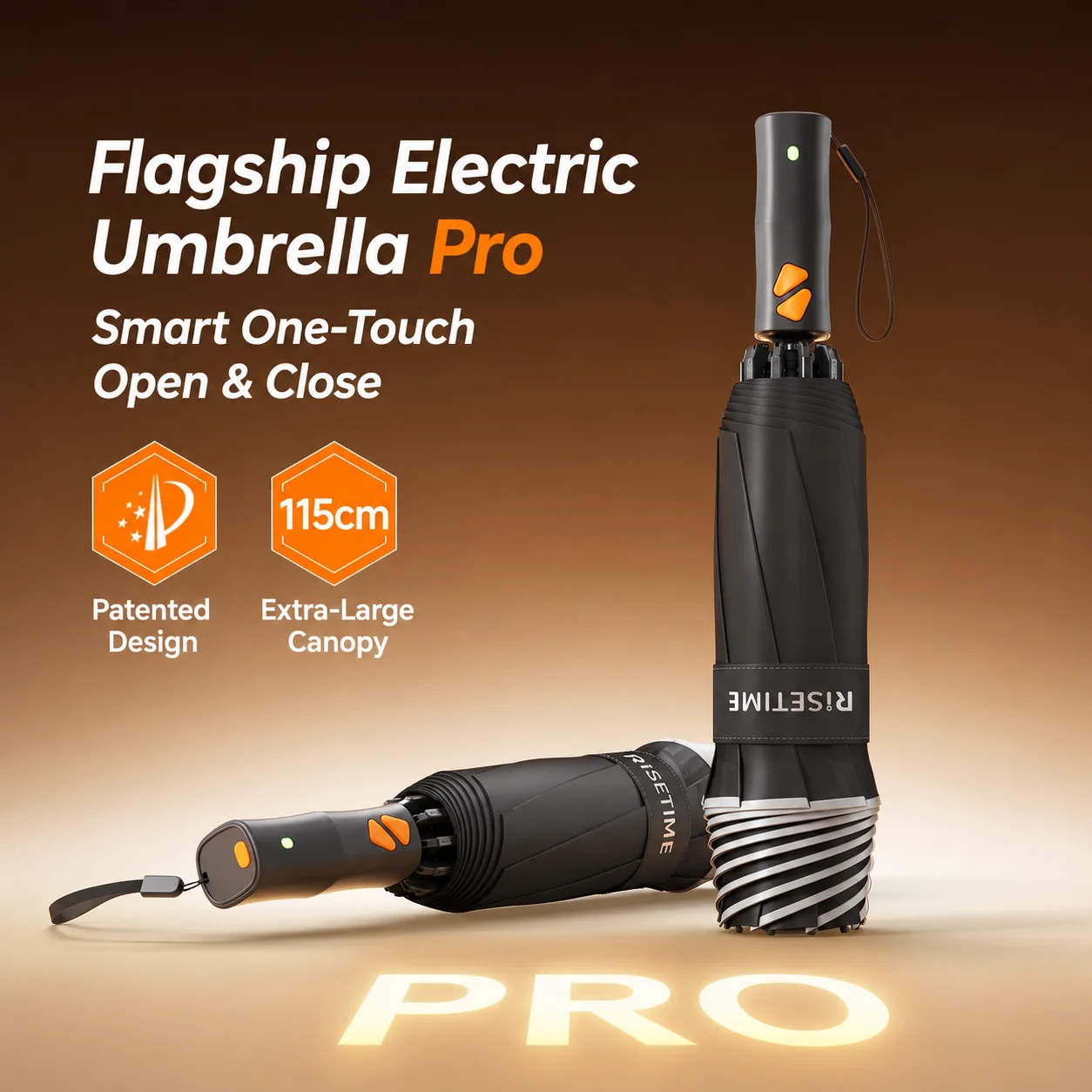 

Smart Electric Umbrella Fully Automatic Crowdfunding Campaign Larger and Reinforced Car-mounted Folding Sun-protective Umbrella