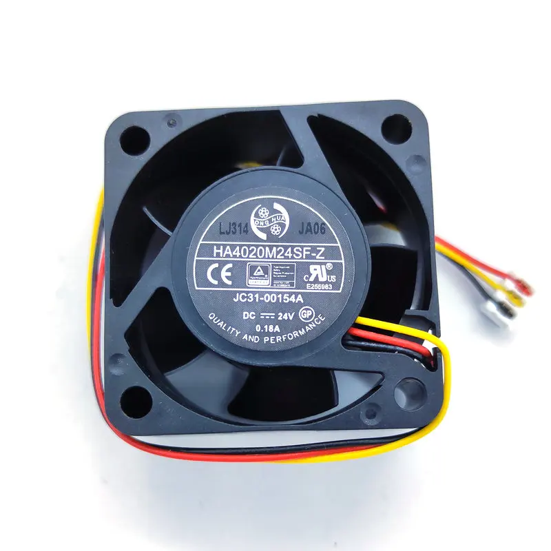 

New Inverter Cooling Fan HA4020M24SF-Z 40x40x20MM DC24V 0.18A 3Lines Alarm Signal