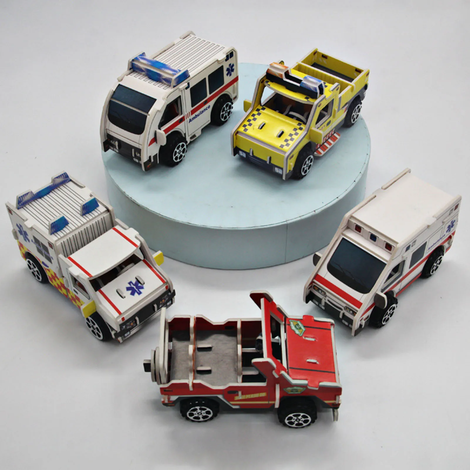 3D DIY لغز القلعة تجميع نموذج الكرتون سيارة ورقة لعبة طفل التعلم المبكر البناء نمط هدية الأطفال منزل لغز