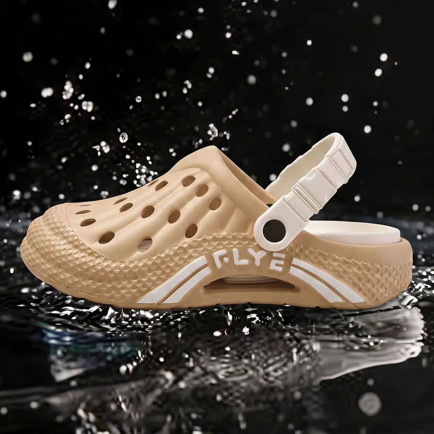 New hole shoes platform non-slip men's shoes go out ultra-light ins advanced driving shoes beach shoes