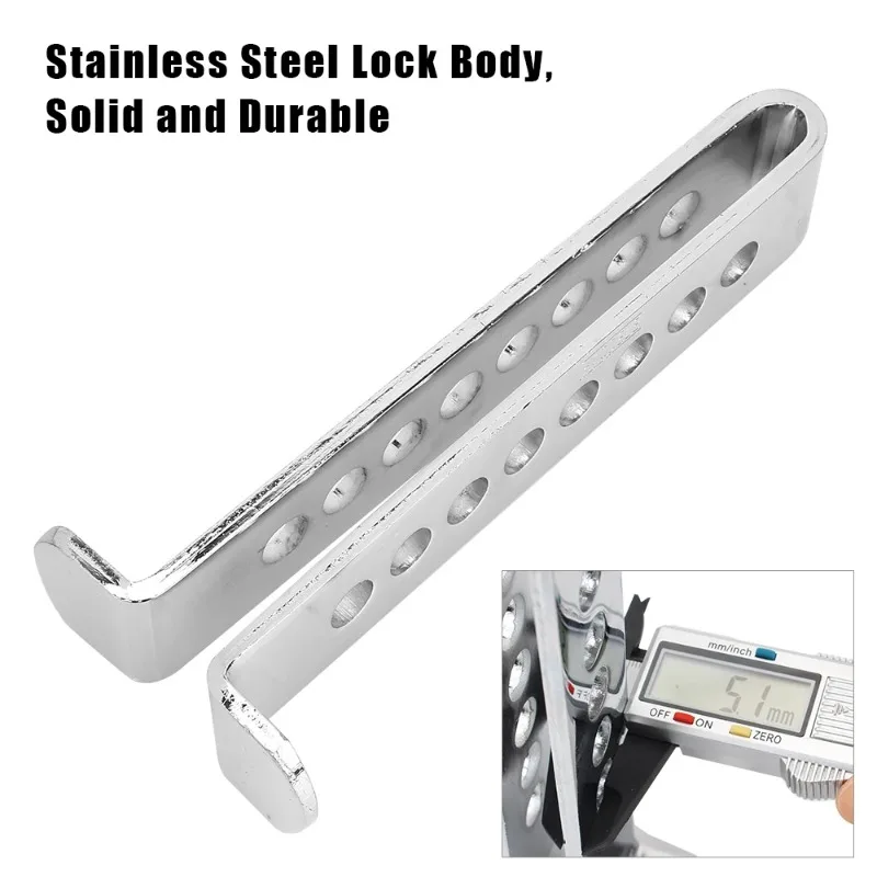 Universal Car Clutch Lock Throttle Accelerator Security Anti-Theft Tool Steel Stainless Car Accessories Auto Brake Pedal Lock
