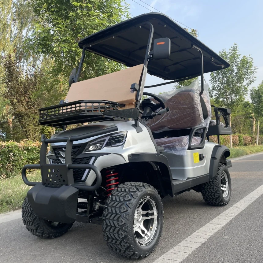 2025 New Tourist 4 Wheeler Golf Cart 72V Lead-Acid Battery And Lithium Battery Optional Powered Street Legal Electric Golf Cart