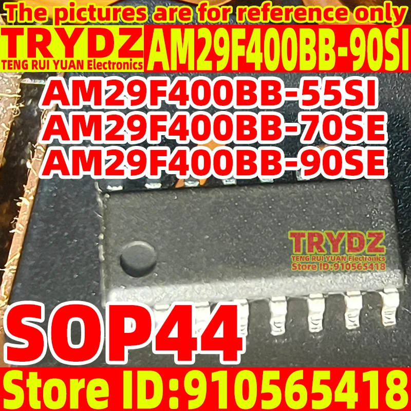1 pièce d'occasion AM29F400BB-90SI AM29F400BB-55SI AM29F400BB-70SE AM29F400BB-90SE SOP44