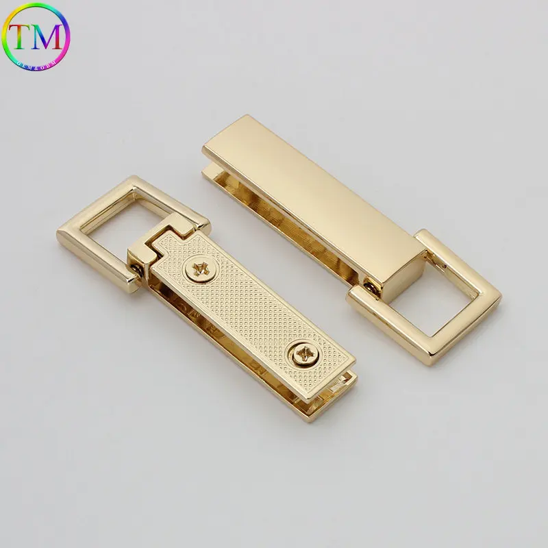 Hebillas de Metal para bolso, Clip lateral, conector de puente de arco, gancho de anclaje lateral para bolso, cinturón, correa, accesorios de