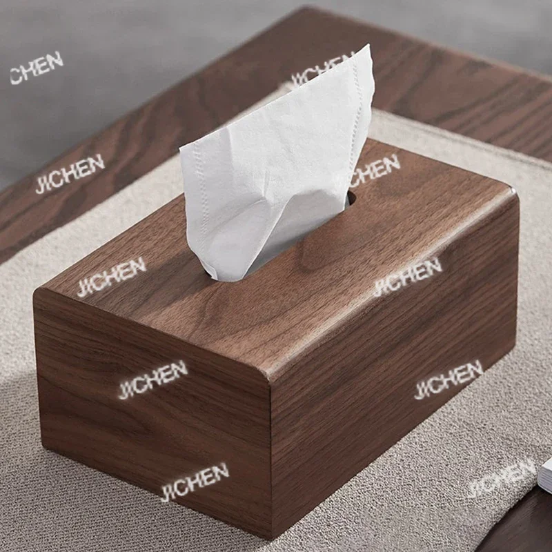 

Держатель коробки для салфеток из орехового дерева, дизайнерские коробки для хранения салфеток, роскошная деревянная коробка для салфеток, современный прямоугольный чехол для салфеток для дома