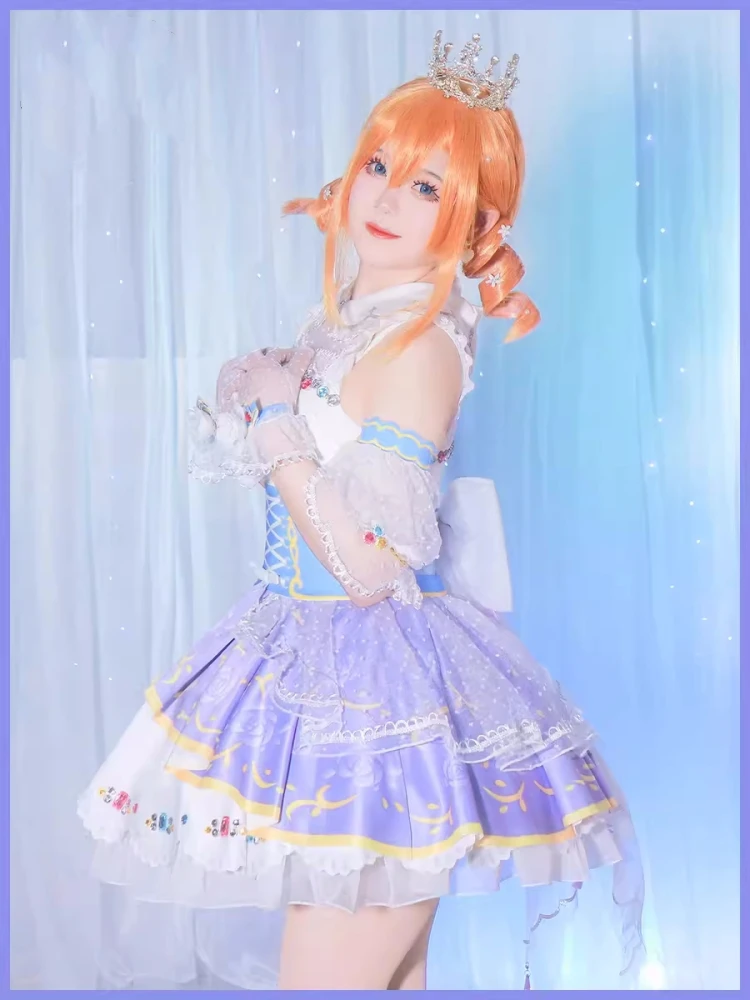 

Honoka Kousaka Cosplay Anime Lovelive Women Girls Lovely Dress Costume Role Play Clothing Halloween Party Uniform 2024 New