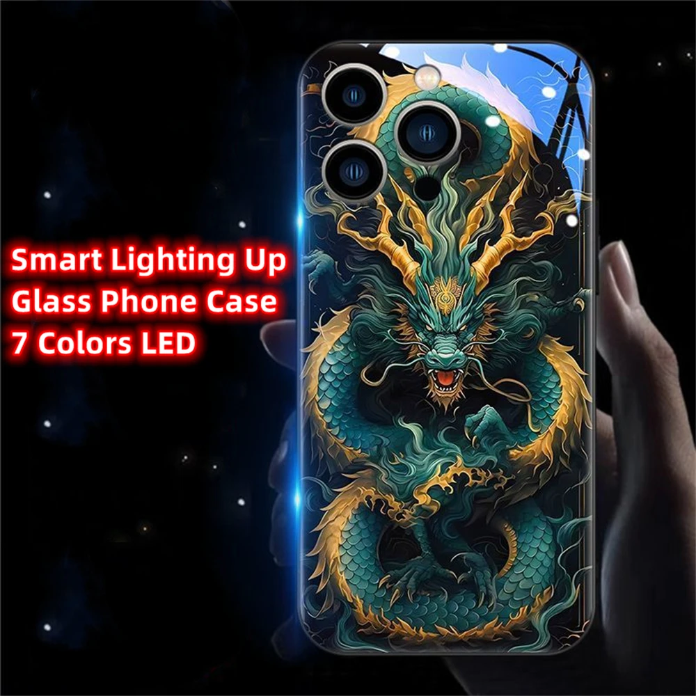Green Dragon Hovering Design L - Led Flash Case review and price