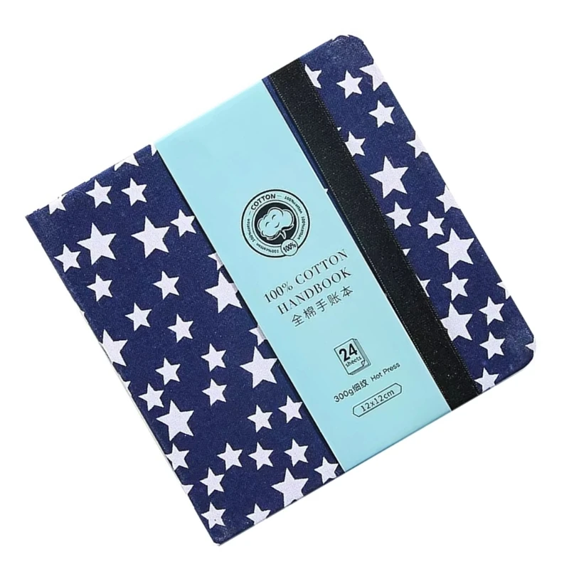 QX2B 水彩紙ノートブック 4.7x4.7 インチ アーティスト学生スケッチ用