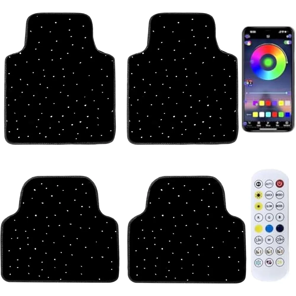 

Беспроводные светодиодные автомобильные коврики — водонепроницаемое внутреннее освещение для автомобилей, внедорожников и грузовиков