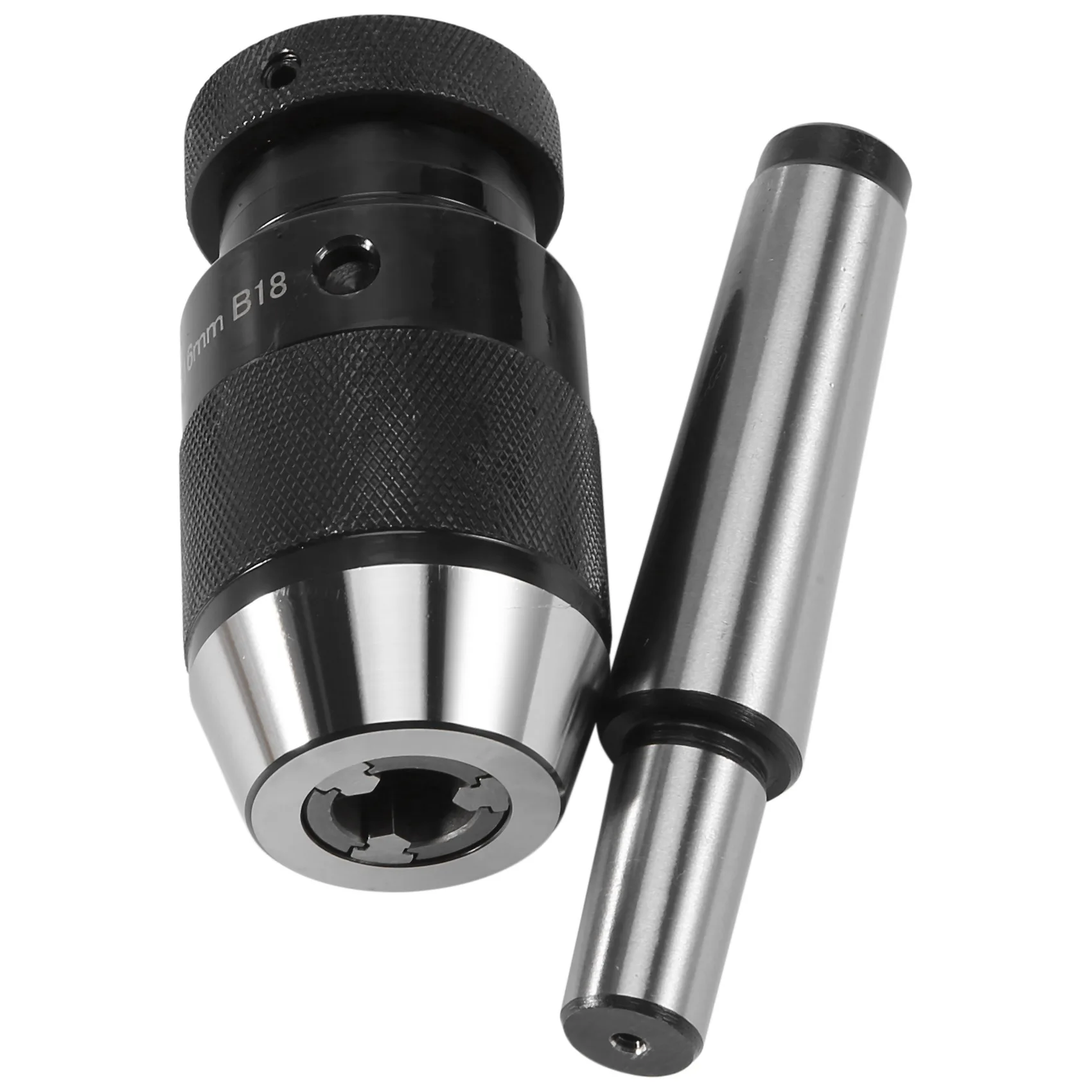 

Fresh Keyless Drill Chuck 1-16Mm B18 + MT3 DIN228A Morse Taper Arbor