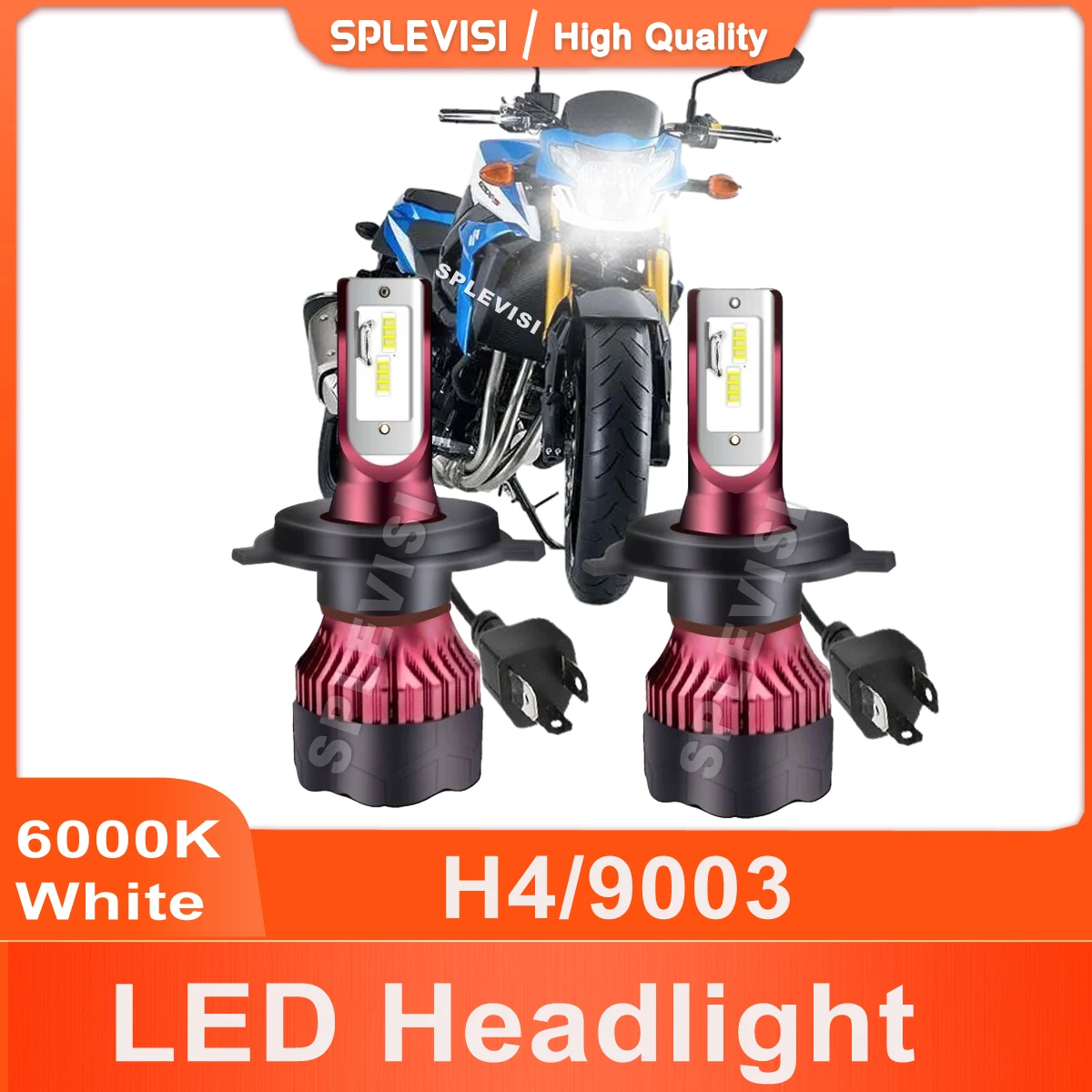 6000K LED Headlight High Lumen 20000LM 200W Superior CSP Chips Fits For Suzuki GSXS 750 2015 2016 2017 2018 2019 2020 2021