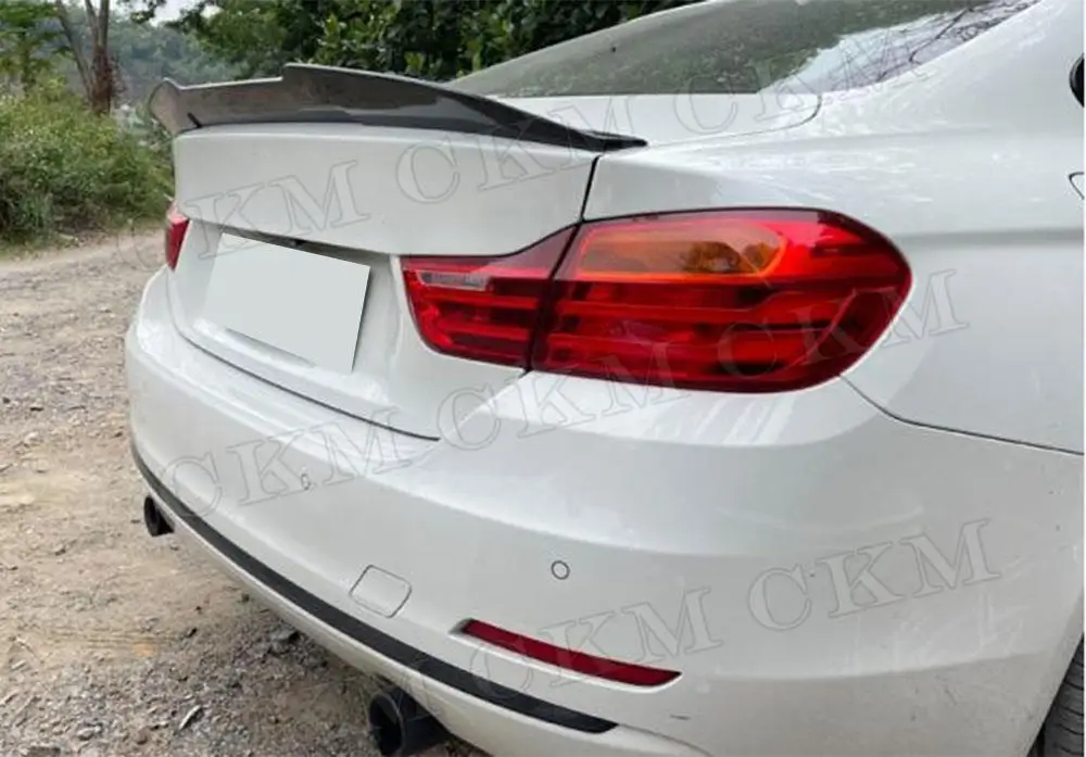 

CKMUUER Rear Trunk Boot Lip Spoiler For BMW 3 Series E93 M3 Convertible 2006-2012 Carbon Fiber Rear Trunk Spoiler Wing Lip