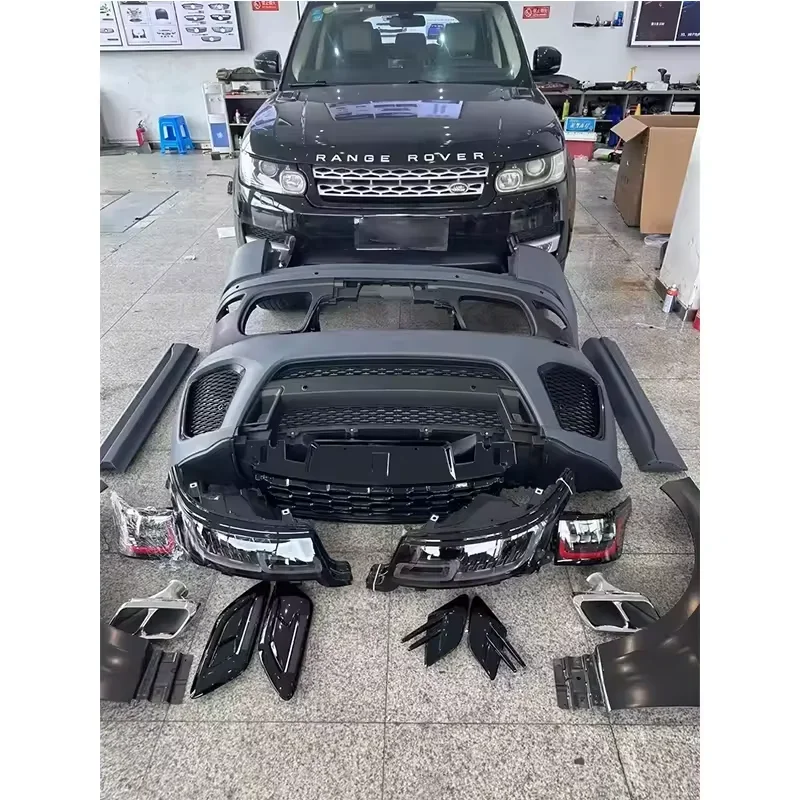 

High Quality 2014 Upgrade Body Kit To 2020 For Range Rover Sport SVR Style Body Kits Wide Body Kit