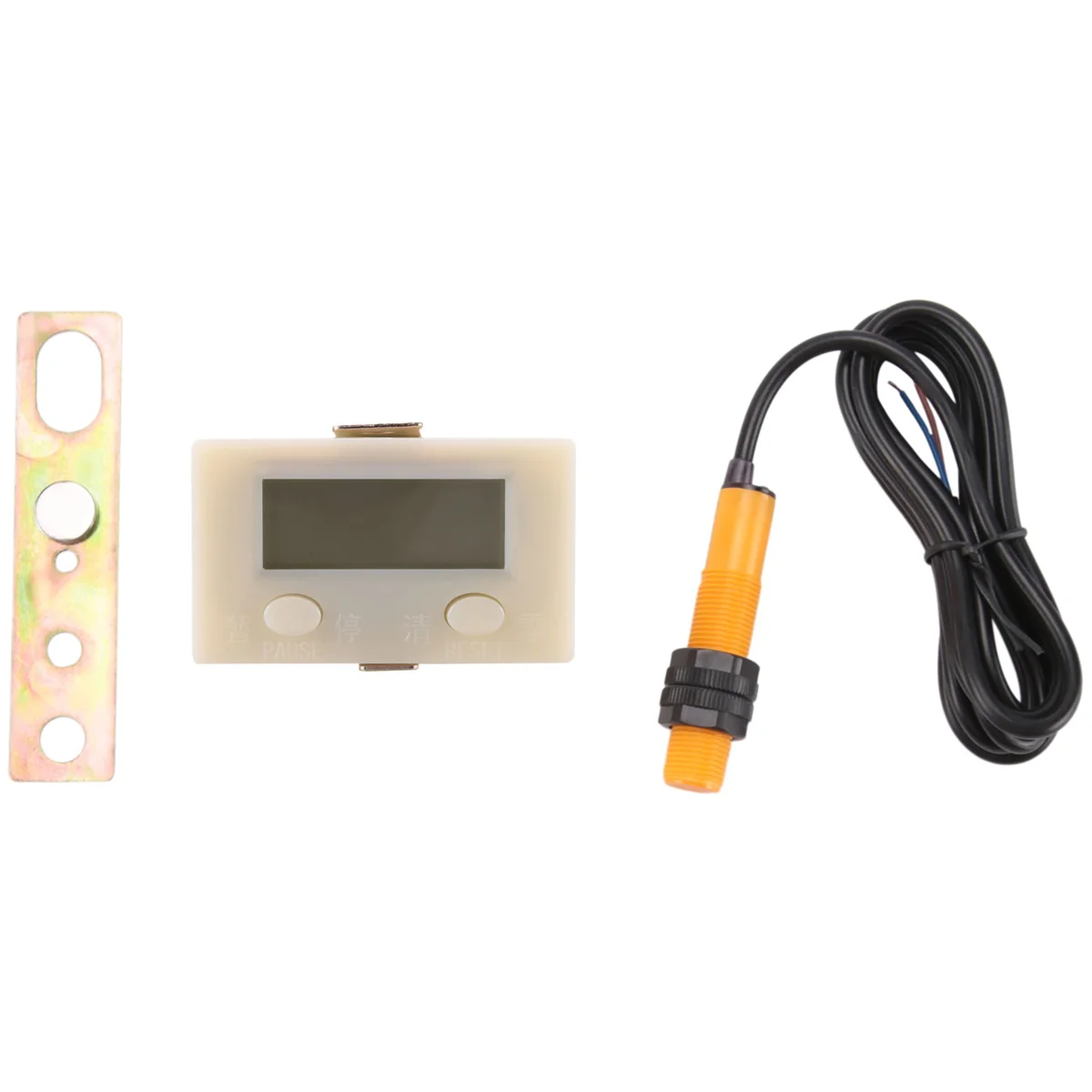 Contador electrónico con pantalla Digital LCD, interruptor de proximidad de inducción magnética, contador giratorio alternativo, 0-99999