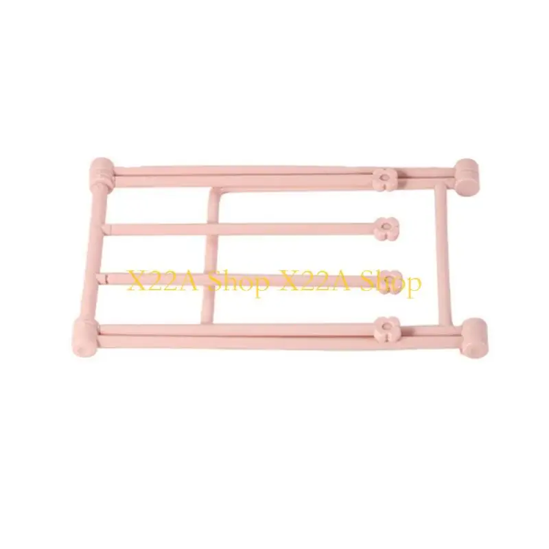 

Unique Trend Foldable Display Rack Multifunctional Hair Bow Storage Vertical Display Shelf Desktop Storage Holder for Towel
