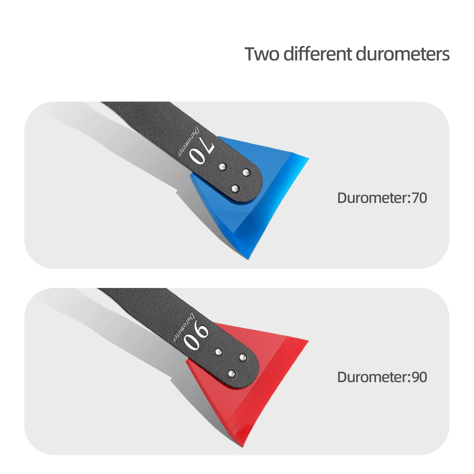 Rubber Blade Squeegee Metal Handle Scraper Glass Cleaning Snow Shovel Window Tint Film Car PPF Wrap Tool