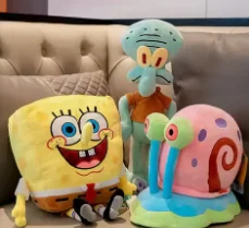 

--**Губка Боб Патрик Стар Евгений Х. Крабс Гэри Улитка Плюшевая игрушка Подушка Украшения на Хэллоуин Подарок на день рождения для мальчика