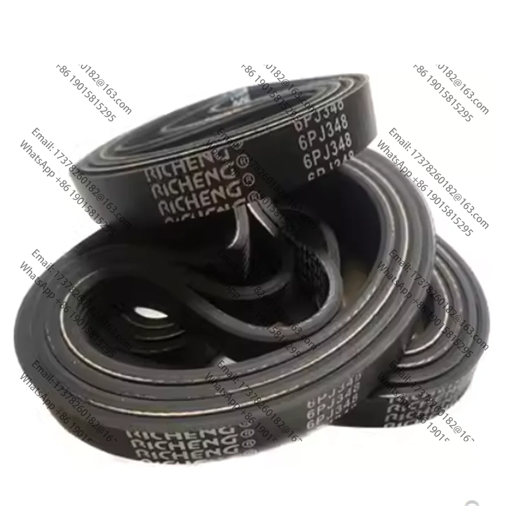 13-дюймовый приводной ремень для деревообрабатывающего строгального станка 6PJ348 6ribs PJ348 348 мм 13-дюймовый приводной ремень для деревообрабатывающего строгального станка 6PJ348 6ribs PJ348 348 мм