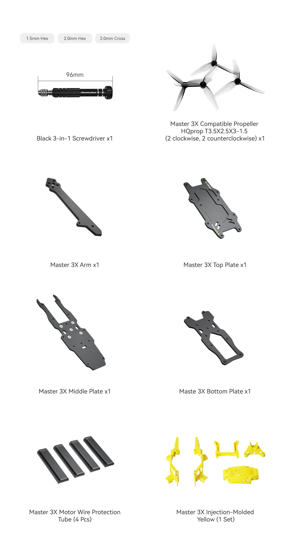 Accessories for SpeedyBee Master 3X