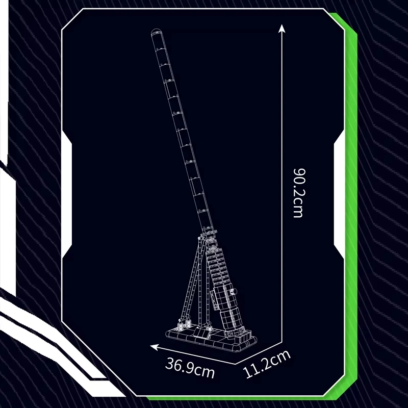 Blocchi da Costruzione MOC Spada Laser di Luke, Modello di Arma Spaziale, Giocattolo da Assemblare, Regalo di Natale per Bambini, 1126 Pezzi