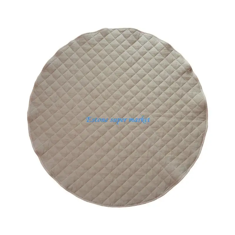 090B Soft Breathable Crawling Pad Baby for Play Pad Round Flower Cushions Kids