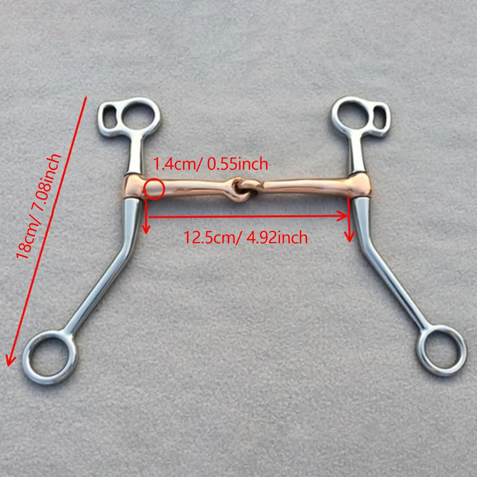 Broca de mejilla completa en forma de H, broca de caballo práctica resistente, suministros ecuestres para masticar, brida ecuestre