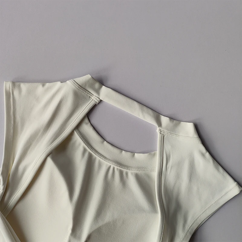 Damen Push-Up Sport-BH Tanktop Sexy Beauty Back Fitness-BH Yoga-Top Atmungsaktive Sportbekleidung für Laufen und Fitness – Detail 11