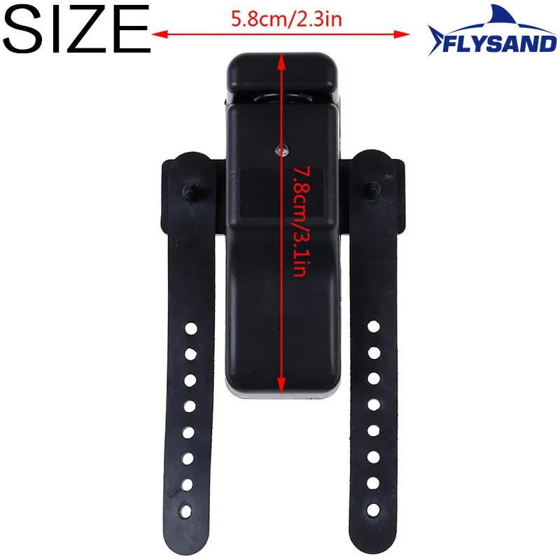 FLYSAND البحر قضيب إنذار النمط الأوروبي الصيد مصباح لجهاز الاستشعار الإلكترونية الأسماك جرس الصب وسادة ذكي لدغة أضواء الإشارة #6