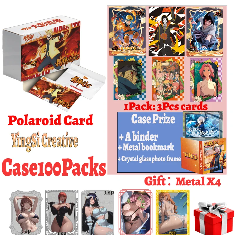 

Latest YingSi Naruto Japanese Anime Konoha Bonds Collection Photo Cards Cards Hinata Sakura Sasuke Booster Hobby Gift