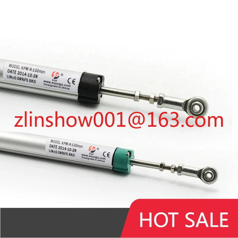 

KPM 75mm both end with spherical joint cylinder position sensor linear measurement sensor