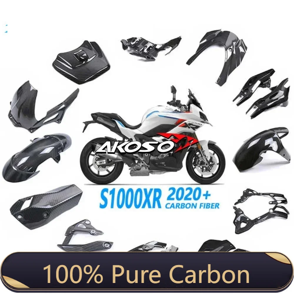 Full 3K Carbon Fiber Motorcycle Body Parts Full Fairings Kit Modification For BMW S1000XR 2021 2022 2023 2024