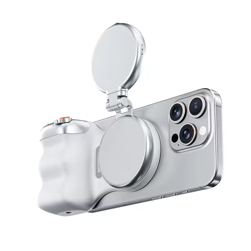 TELESIN Magnetic Phone Camera Shoot Hand Grip Phone Holder Shooting Aid Remote Control Handle for Iphone HUAWEI SAMSUNG Phone - Image 7