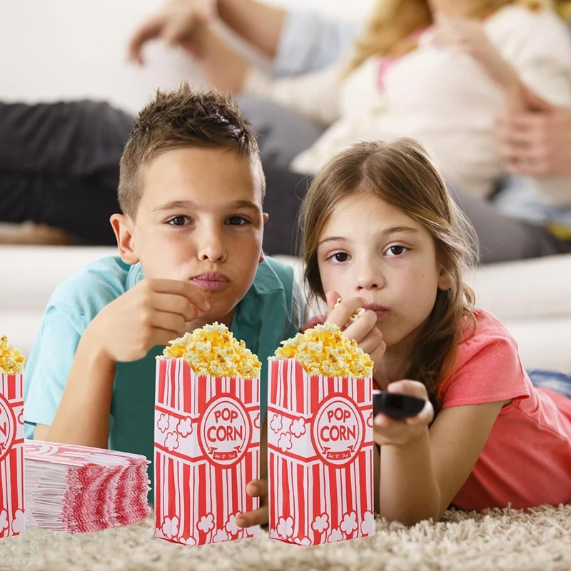 10/50Pcs Popcorn Taschen Verpackung Eimer Snack Leckereien Container Hochzeit Geburtstag Party Film Nacht Liefert Karneval Lebensmittel Tasche box – Detail 2
