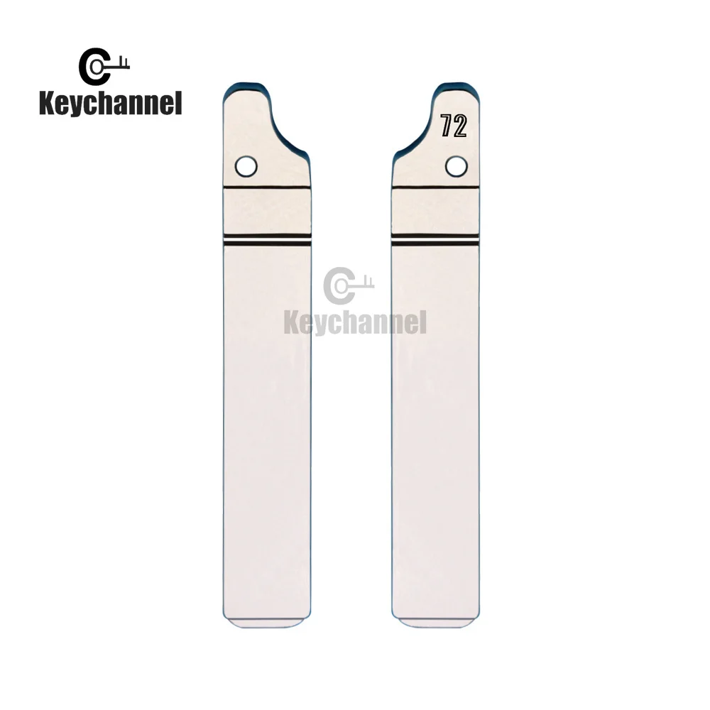 Keychannel-Lame de clé à distance rabattable pour Renault, Cristaux en Triumph, KIT, Vierge, Remplacement, Original, VA2, 5 pièces, #72