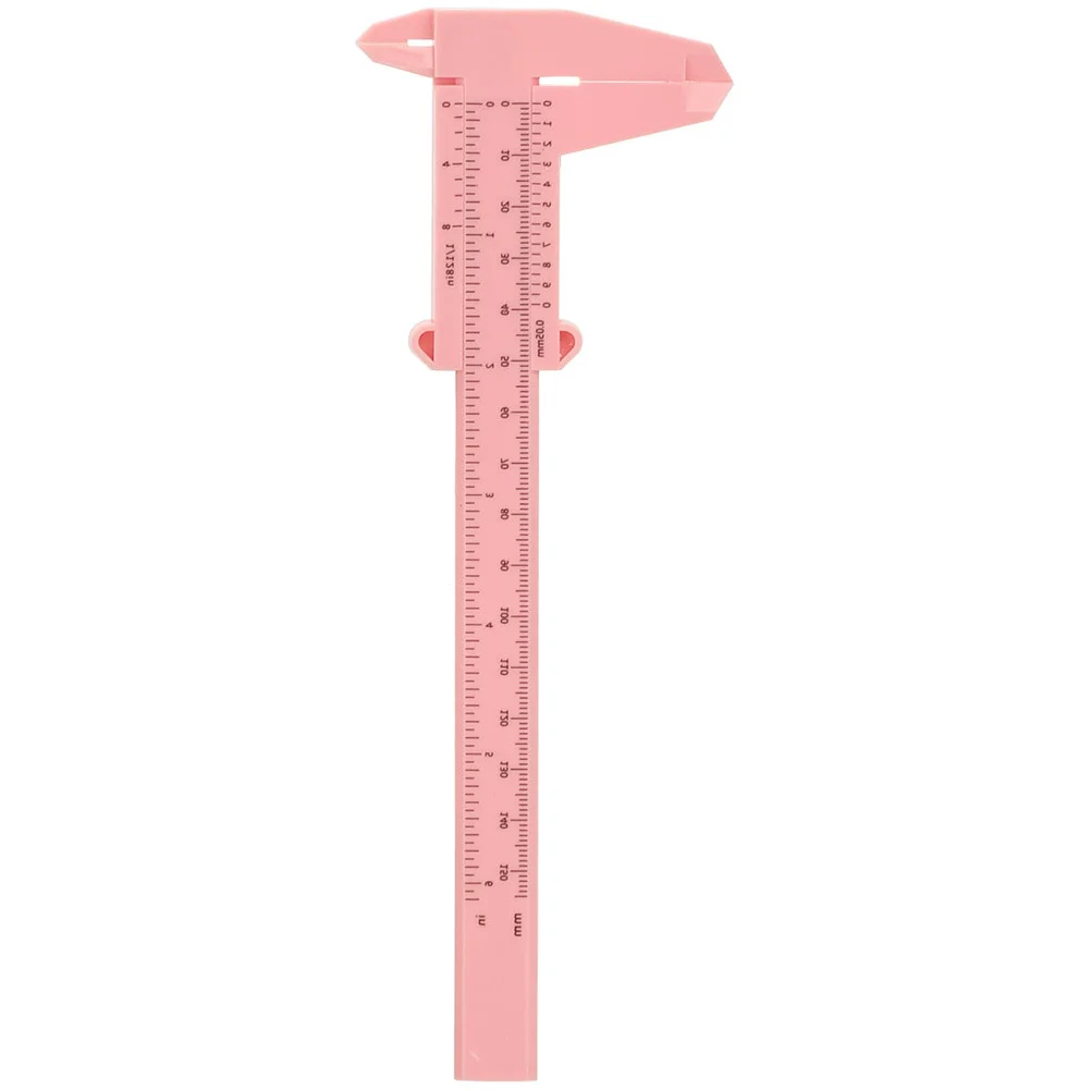 Règle de mesure des sourcils en plastique avec pied à coulisse de précision à double échelle pour le cartographie des sourcils, conception réutilisable et conviviale pour les soins de la peau