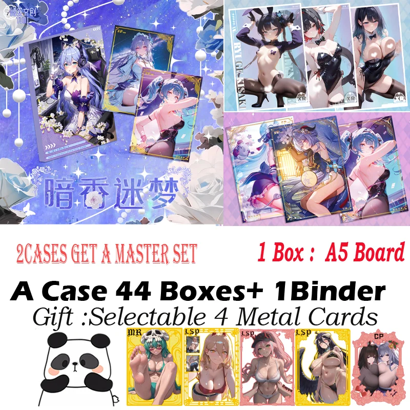 

New A5 Size Card " Secret Fragrance" Hobby Spicy Board Genshin Collection Doujin Hutao Ganyu Rare Card Toy Gift