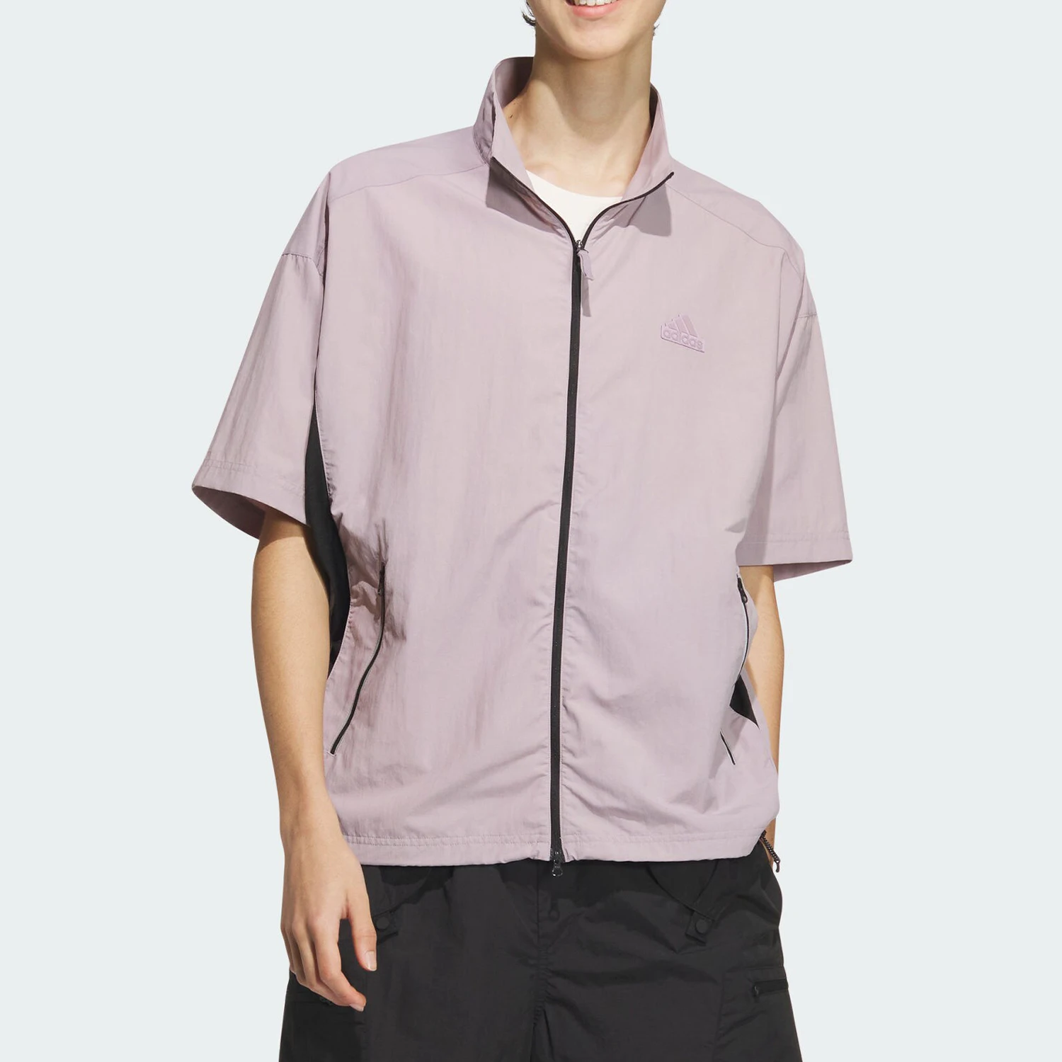 قميص أديداس FUSTL WV الأصلي للرجال منسوج بأكمام قصيرة JI9888