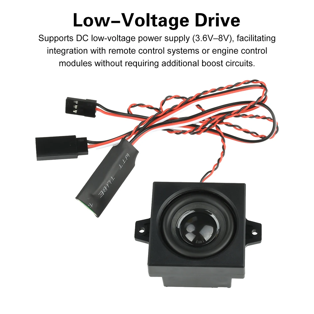 DC 3.6-8V Remote Control Diesel Engine Sound Module Simulation 5W Speaker Suitable for Remote Control Car Vehicle Truck Model