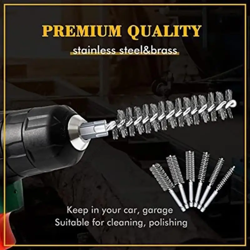 

X7AB Suitable for Cleaning, Polishing Strong Stainless Steel Wire Brush Sets