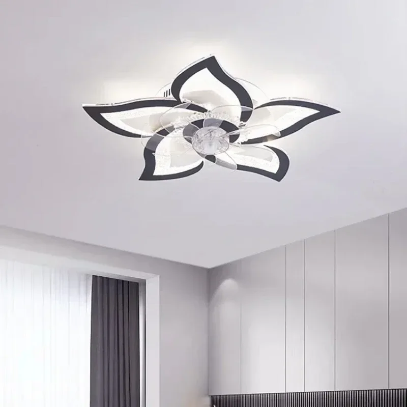 Ceiling Fans With Lights Smart Switch Modern Led Ceiling Fan Lamp Minimalist For Living Room Bedroom Home Decor Fan Lamp