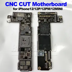 Bilashmart CNC CUT Motherboard IPhone12 Pro Max Logic Board 4G 5G Polishing CPU AP RF IPhone 12 Pro Motherboard Swap CPU Baseband
