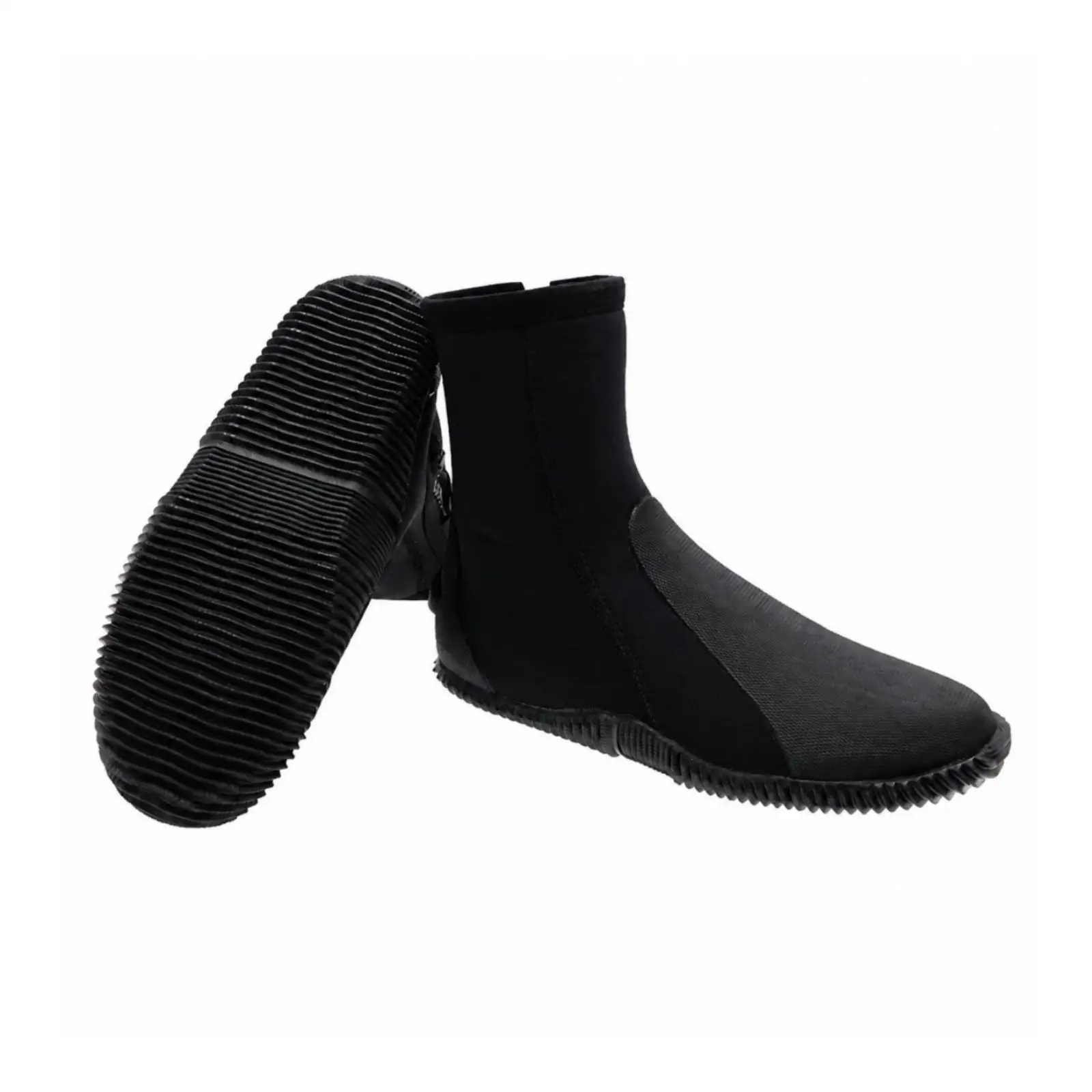 Men Women Diving Socks Neoprene 5mm High Top Water Boots for Snorkeling Surfing Wading Beach Outings Reef Walking with Side