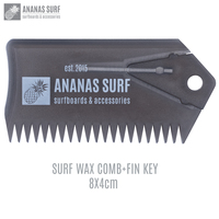 Ananas Surf Wax Comb Surfboard SUP Wax Remove Comb With Fin Key for Water Sports Surf