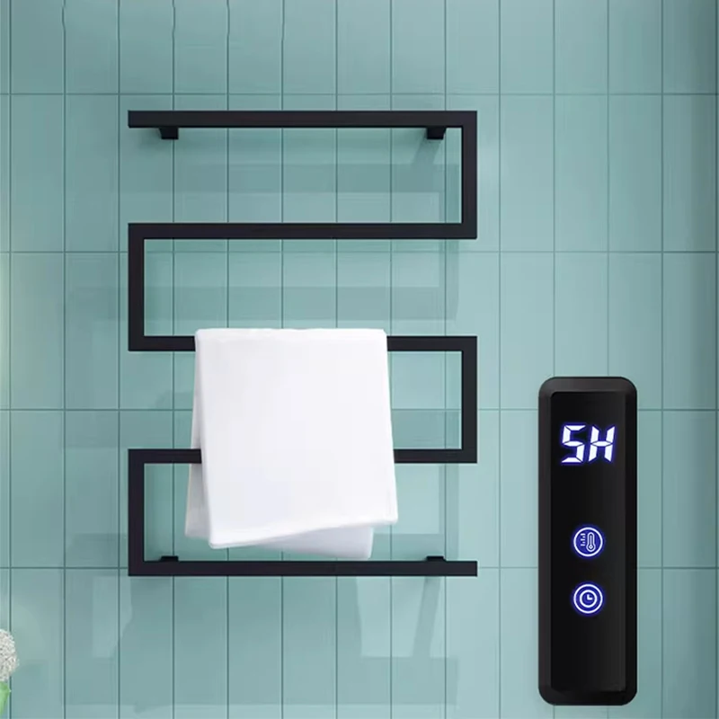 

Интеллектуальная электрическая вешалка для полотенец с контролем температуры по времени, сушилка для одежды, подвеска с луком специальной формы 304