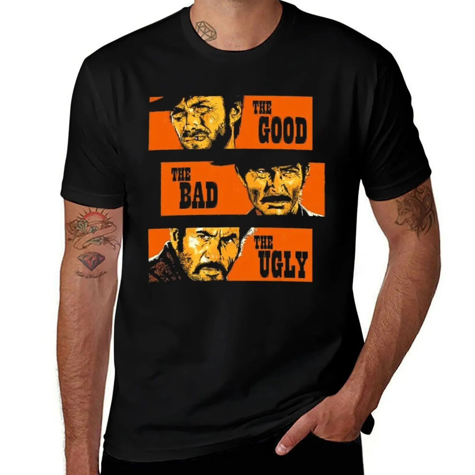

Mod.7 The Good The Bad The Ugly T-Shirt t shirt custom print man t shirts high quality luxury brand T-Shirt