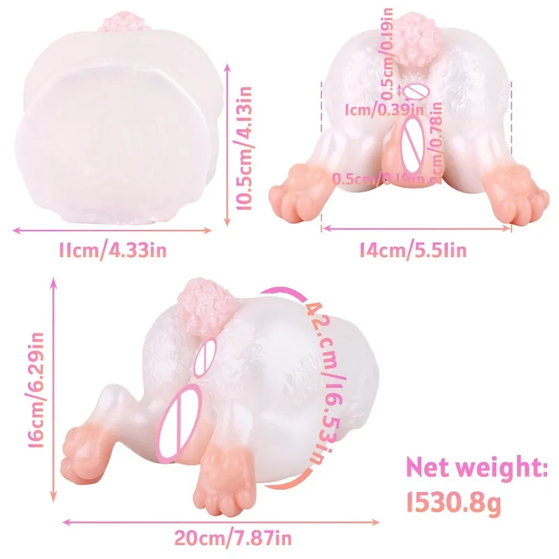 الحيوانات الغريبة سيليكون مقلوب ذكر طائرة كأس القضيب لعبة تدريب الحيوان الغريبة الورك مقلوب الاستمناء اسم جهاز ألعاب جنسية #3