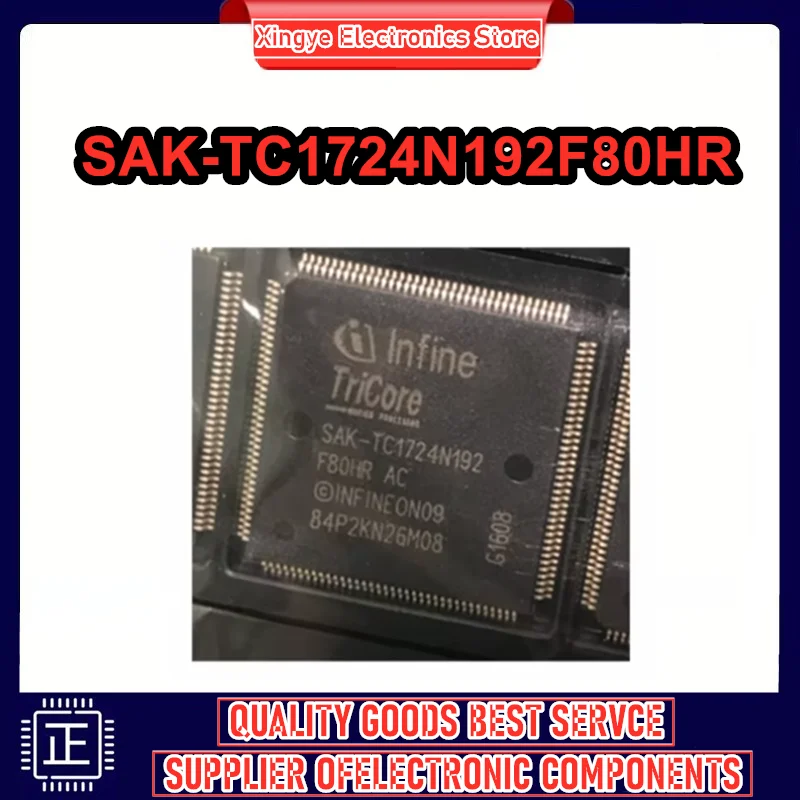 SAK-TC1724N192F80HR-AC SAK-TC1724N192-F80HR AC SAK-TC1724N192 F80HR AC LQFP144 رقائق وحدة المعالجة المركزية للسيارة SAKTC1724N192F80HLAC