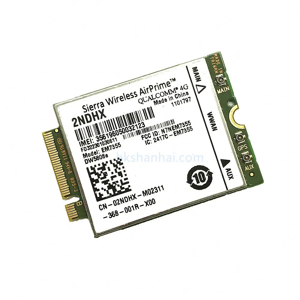 Sierra Wireless EM7355 4G LTE Module M.2 Form Factor GPS Supported USB Interface New Product Category Wireless & RF Modules